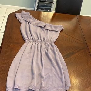 One shoulder dress